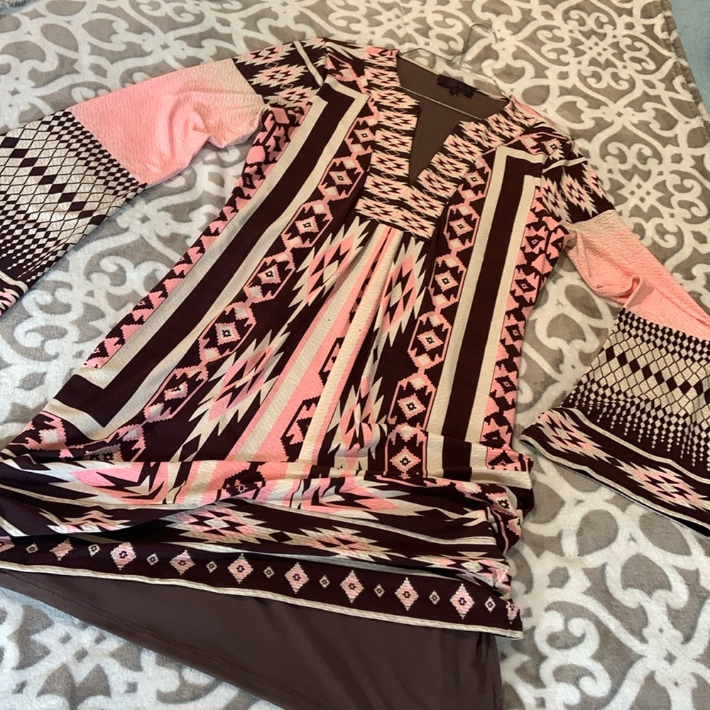 Beautiful dress with beautiful print